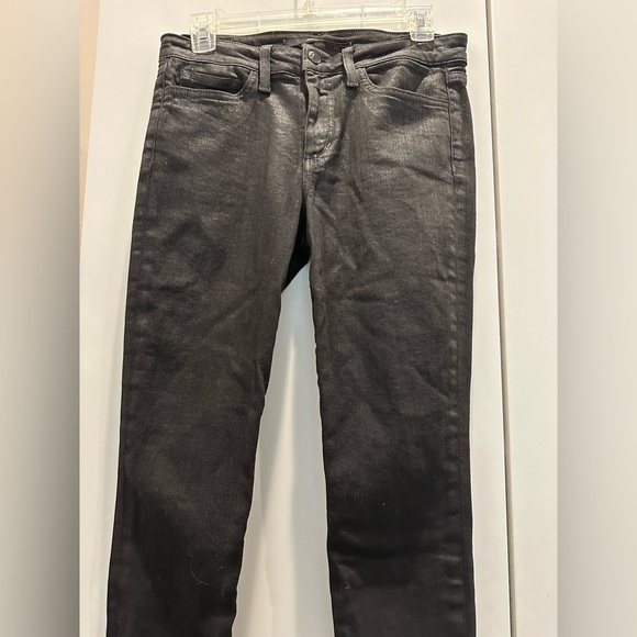 Joe's Jeans The Hi Honey High Rise Skinny Ankle Black Wash Denim - Picture 4 of 8